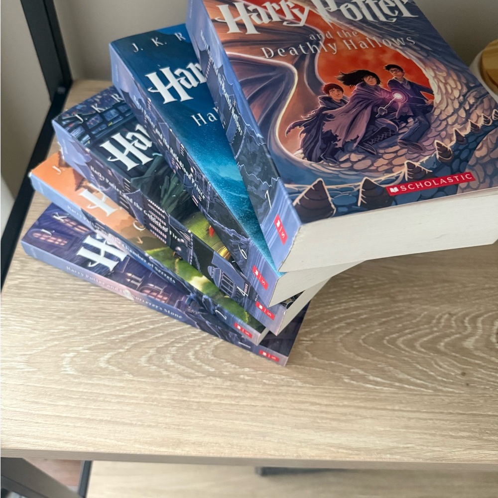 Scholastic Harry Potter Book Collection - Blue, Orange, Purple Covers